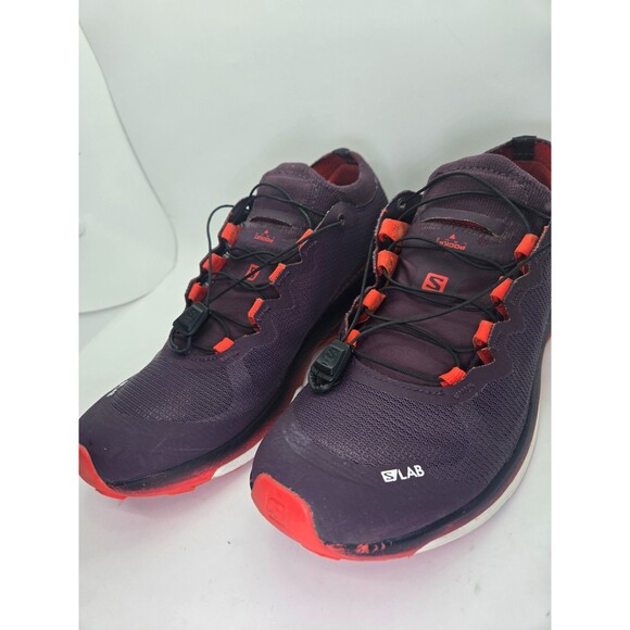 Salomon S/Lab Ultra 3 Trail Shoes Womens 7 Purple Hiking Running Terrain Sneaker - Picture 4 of 9